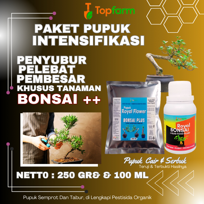 Pupuk Bonsai Terbaik / Pupuk Khusus Bonsai Kelapa / Pupuk Khusus Bonsai / Pupuk Semua Jenis Tanaman 