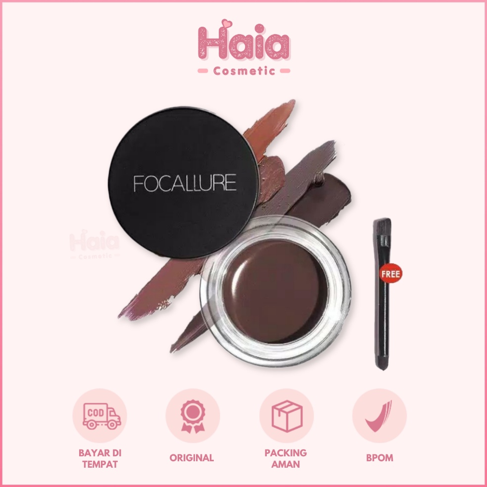 ART W29N  HAIA  FOCALLURE Eyebrow Cream Gel Waterproof Pensil Alis Krim Alis Focallure  Makassar  BP