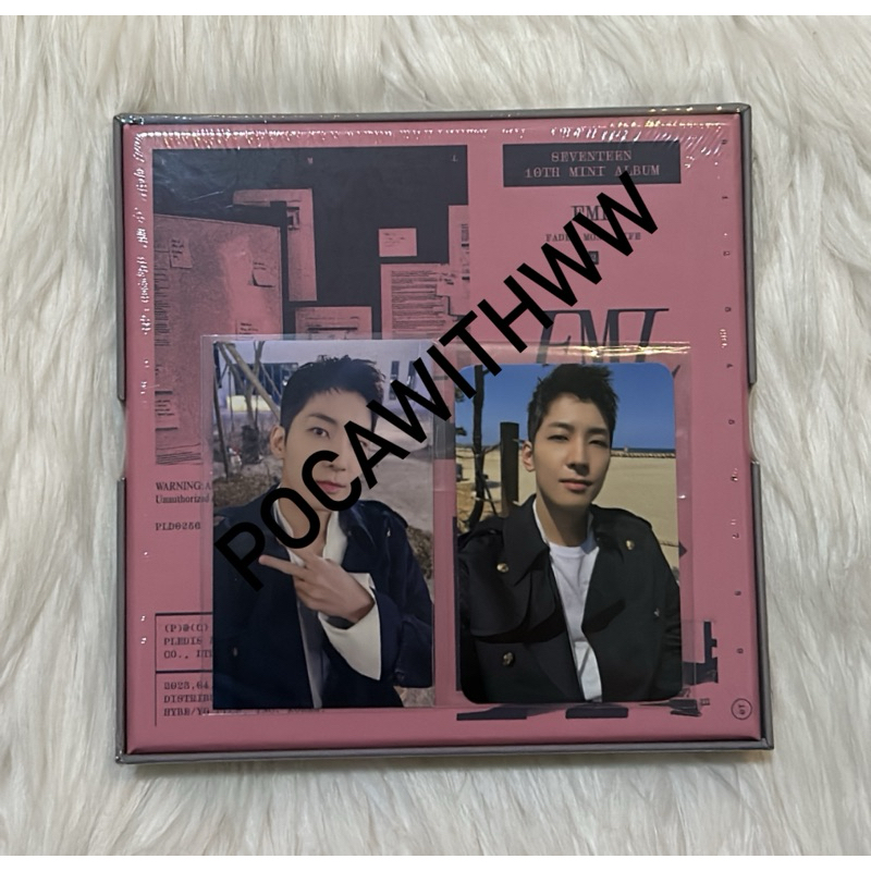[SEALED] Album Seventeen FML Photocard Wonwoo PC SVT WW POB UMS Lucky Draw LD Yes24
