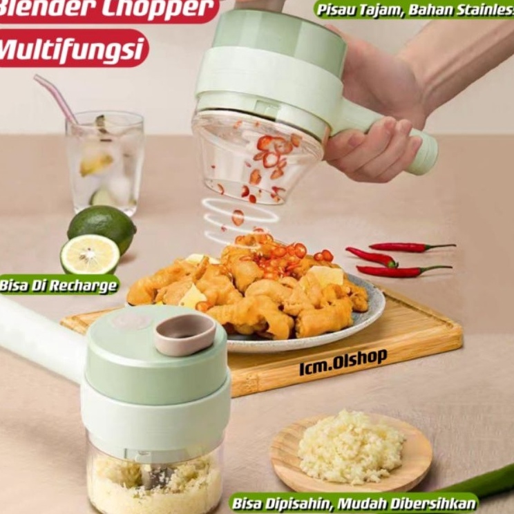 AH Alat pemotong Bumbu Elektrik Sayuran Chopper Cabe Bawang