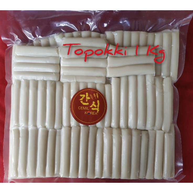 

TERBARU TOPOKI TOPPOKI TtEOKBOKKI TOPOKKI RICE CAKE 1KG MAKANANCEMILAN KOREA