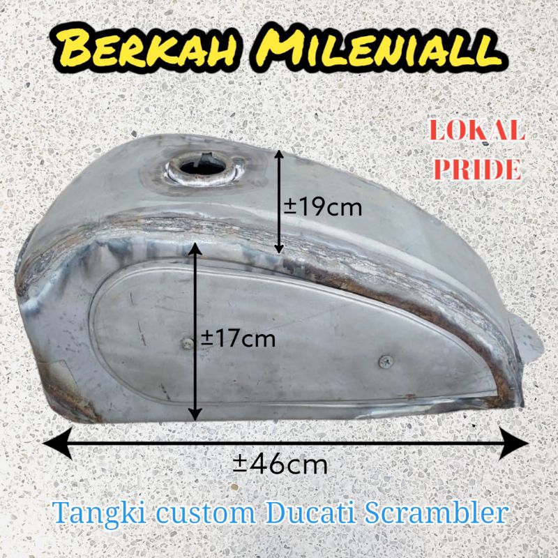 Tangki custom Ducati scrambler custom japstyle