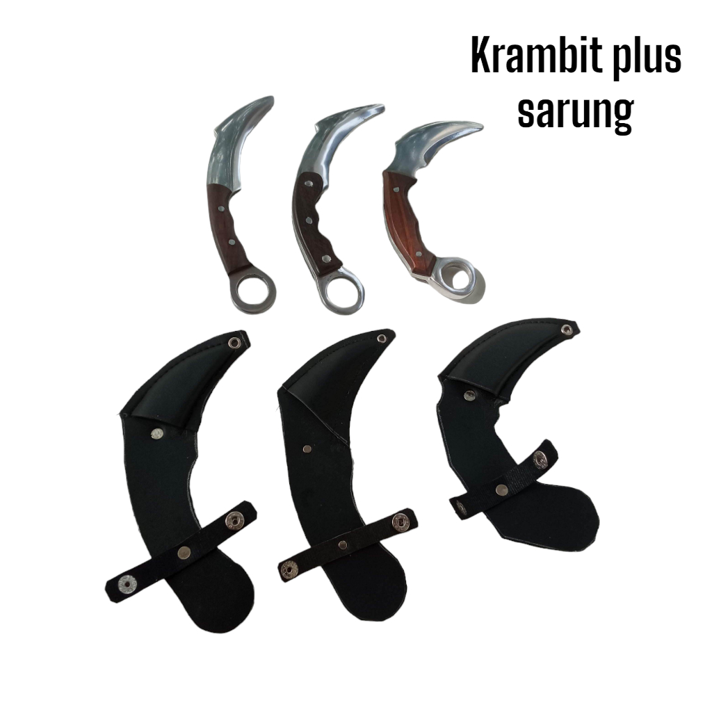Kerambit/Karambit/Mainan Krambit Tumpul Pencak Silat Bahan Aluminium/Aluminium