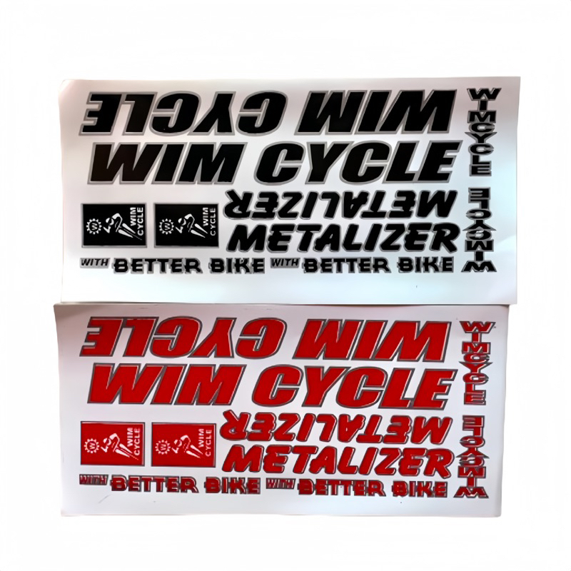 Stiker Sepeda Wimcycle Metalizer Sticker Striping