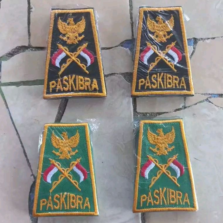 Evolet Paskibra Sepasang Bordir