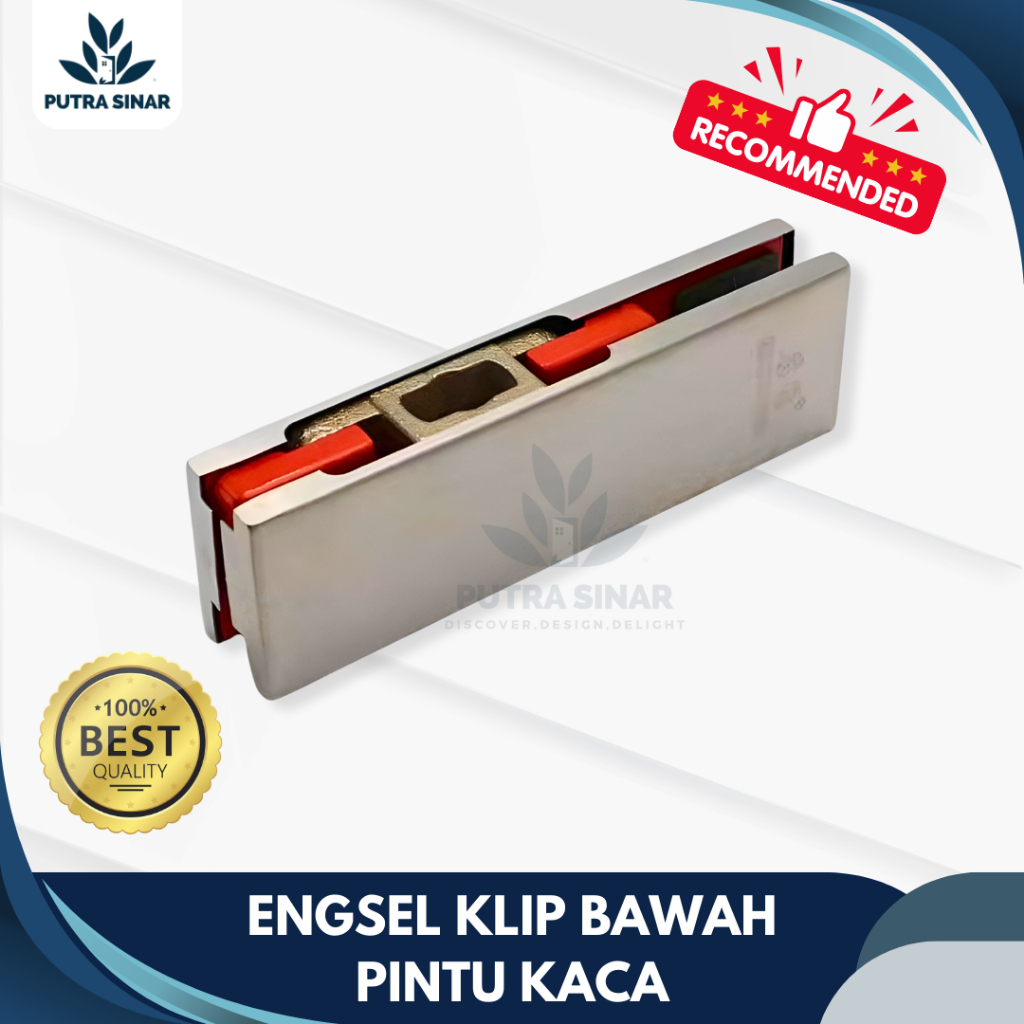 Floor Hinge Engsel Klip Bawah Pintu Kaca Pintu Floorhinge