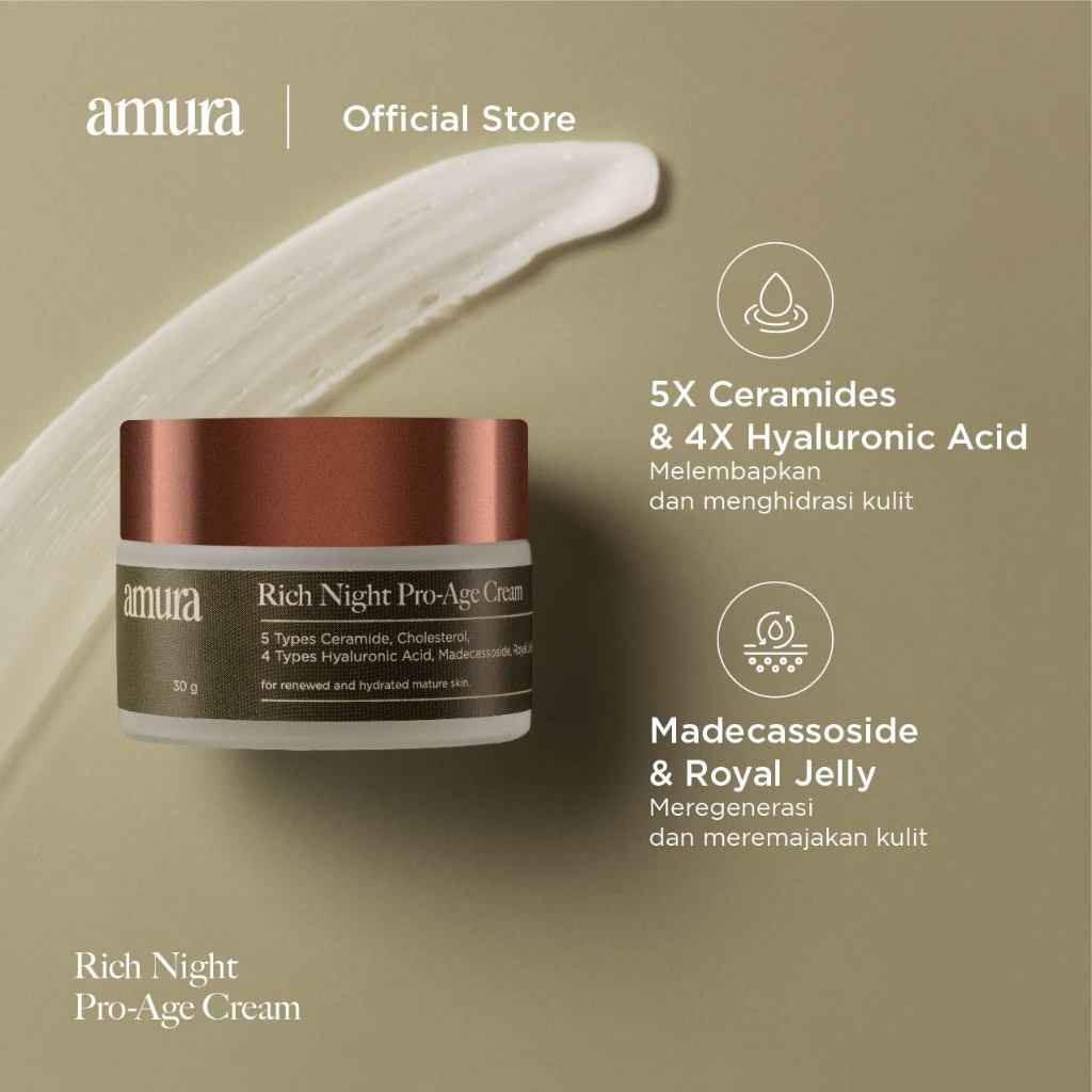 [Bundling] Amura Rejuvenating Kit Pro Age Serum + Night  Pro-Age Cream + Eye Serum