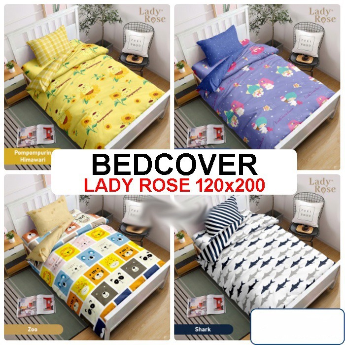 BEDCOVER LADY ROSE SINGLE / BEDCOVER LADY ROSE 120x200 LADY ROSE / BEDCOVER SINGLE / BEDCOVER 120x20
