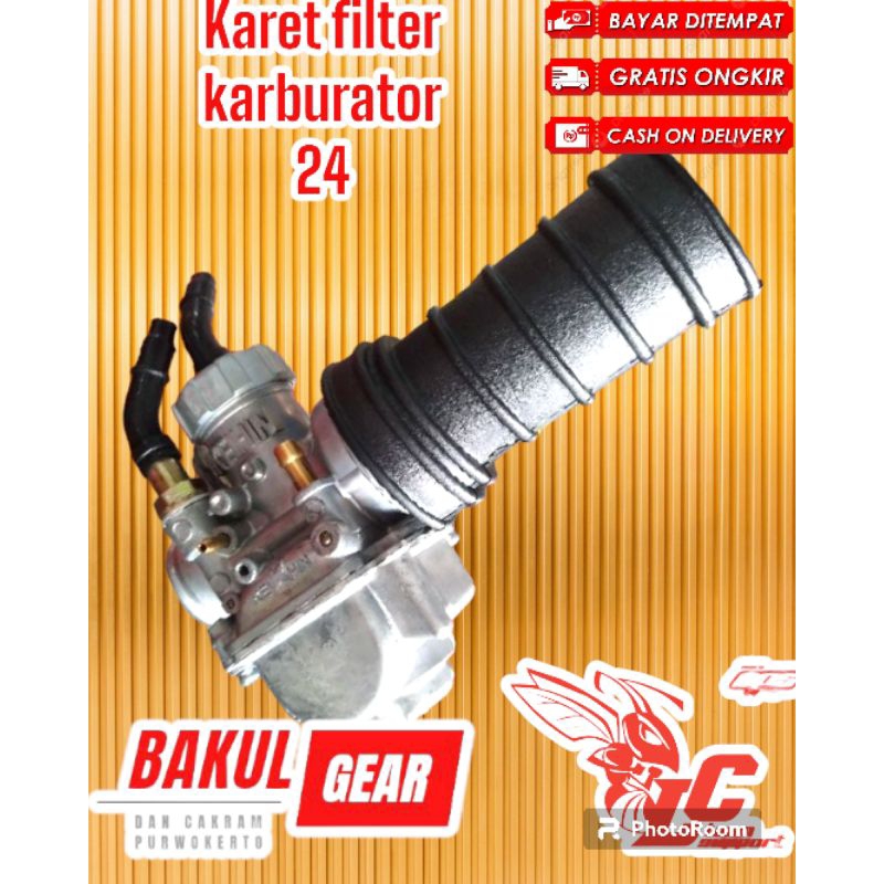 KARET FILTER KARBU PE 24 PE 24 KARBURATOR