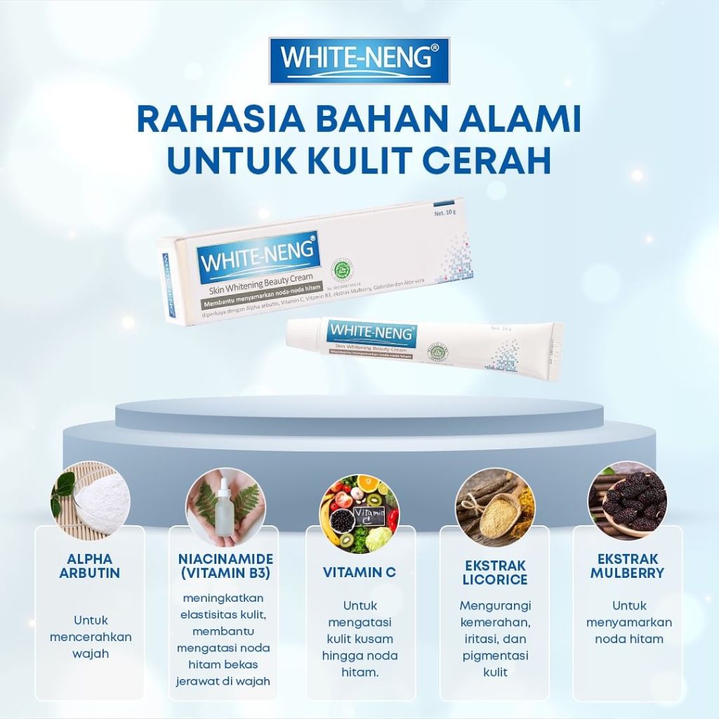 White Neng - skin whitening cream - anti flek - menyamarkan noda hitam