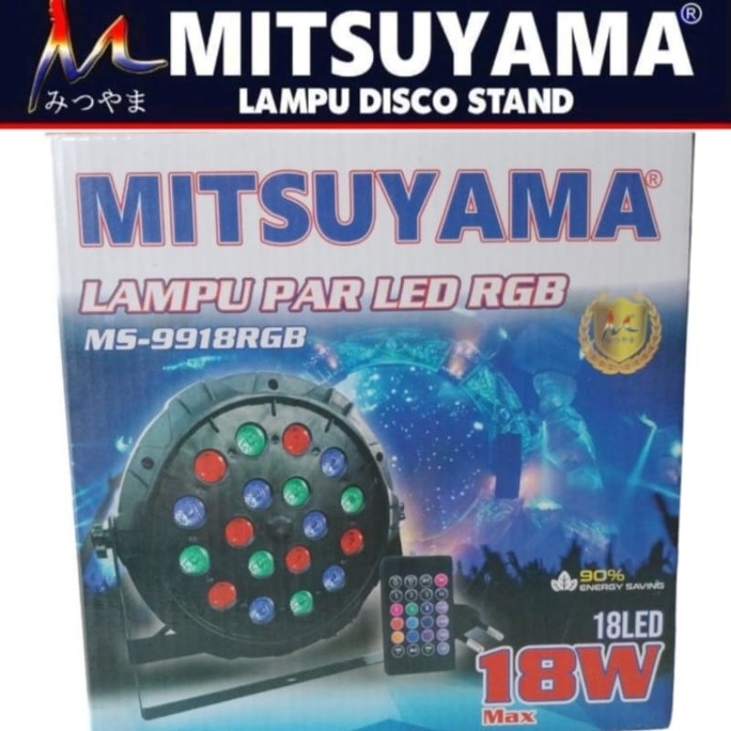 LAMPU DISCO PAR 18 LED 18 WATT MITSUYAMA LAMPU PANGGUNG
