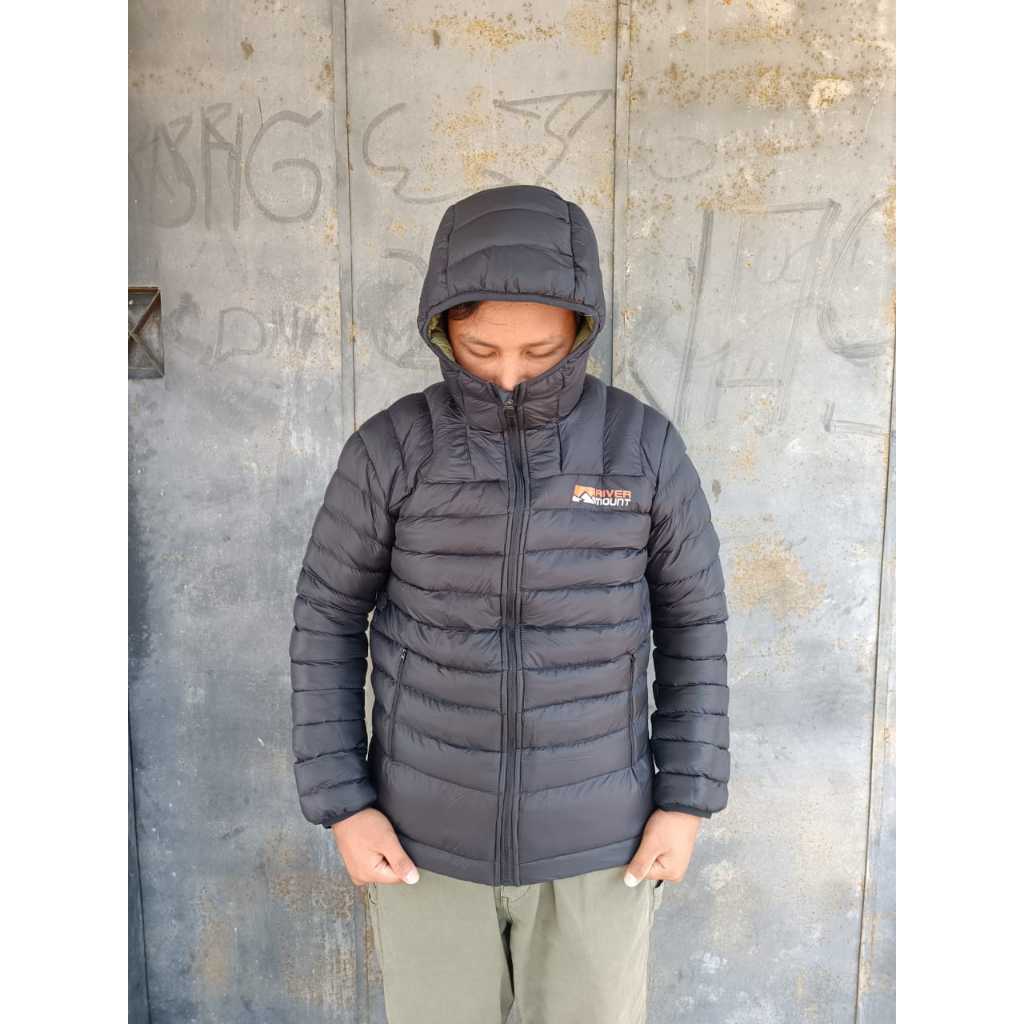 RIVERMOUNT jaket puffer poseidon jaket dacron original jaket pria wanita