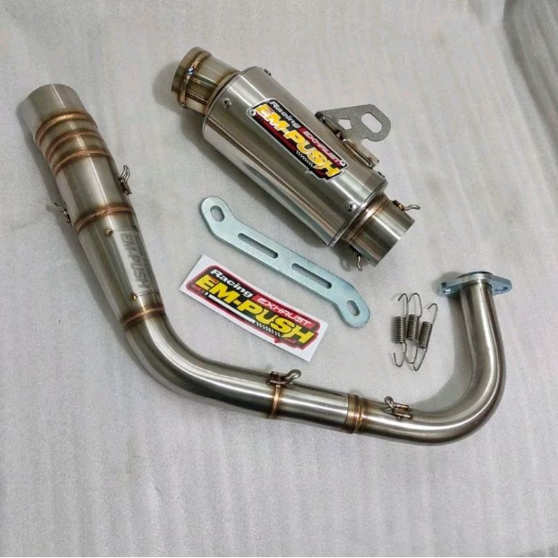 Knalpot Empush Racing Exhaust type M2, Yamaha Mio Sporty, Mio J, Mio M3, Xride 125