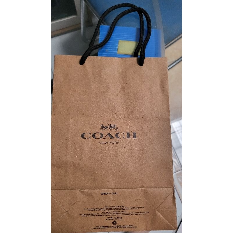 Paper bag Coach preloved