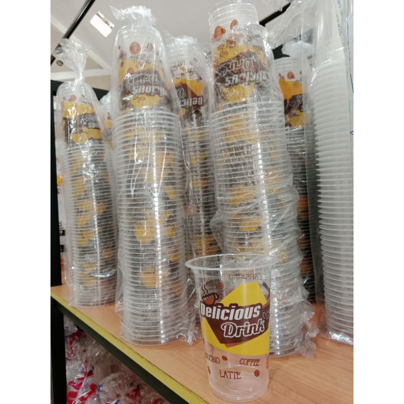 Cup/Gelas Starindo 16oz motif delicius