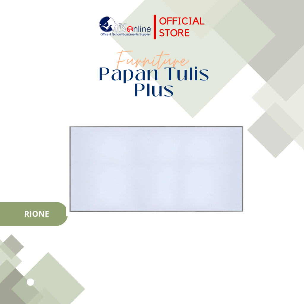 

RIONE Papan Tulis | Whiteboard Plus 120 x 240 cm AD054A