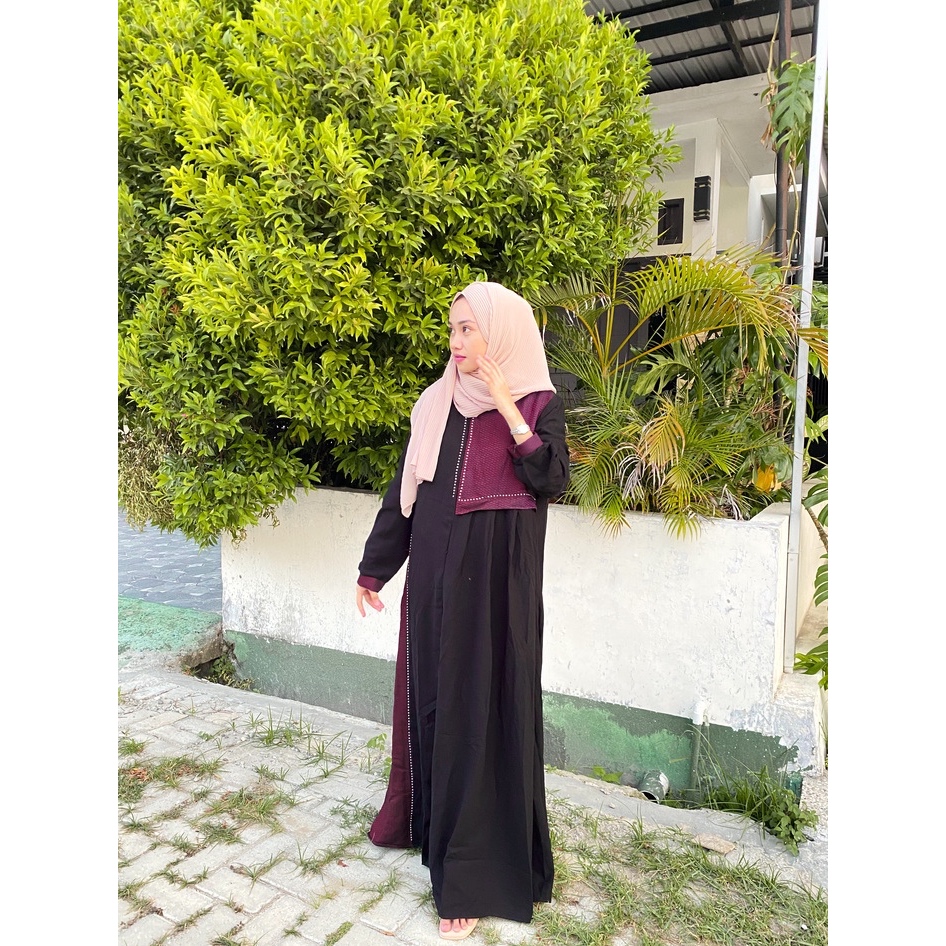 Celebest Hijab - Abaya Glamz Mewah Busui dan Wudhu Friendly