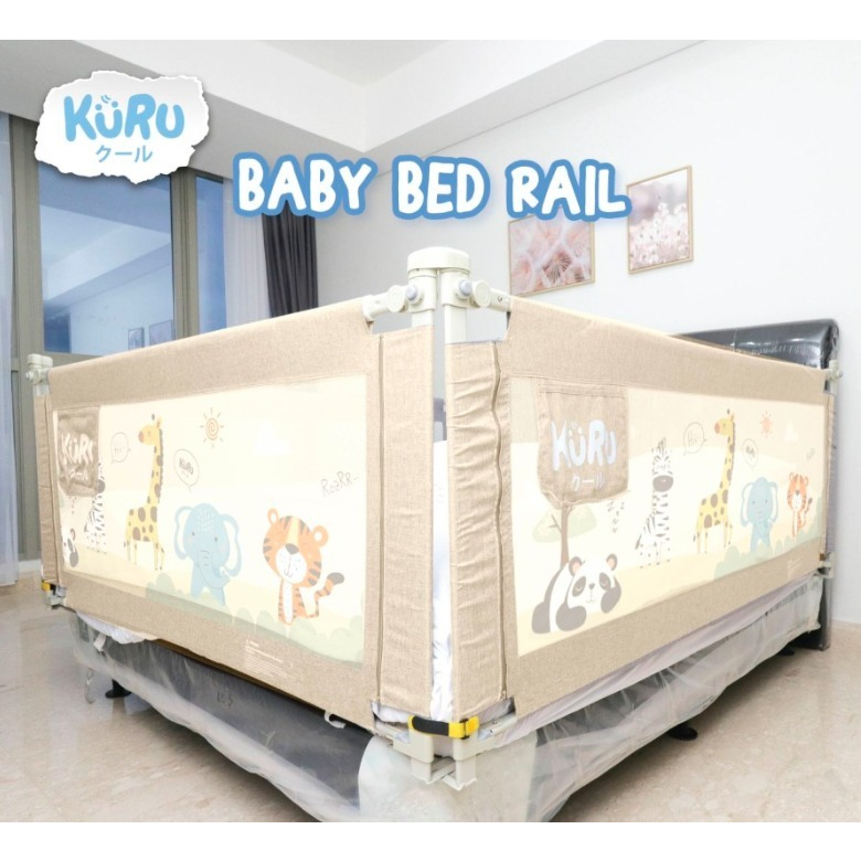 KURU Baby Bedrail Pembatas / Pengaman Pagar Kasur Ranjang