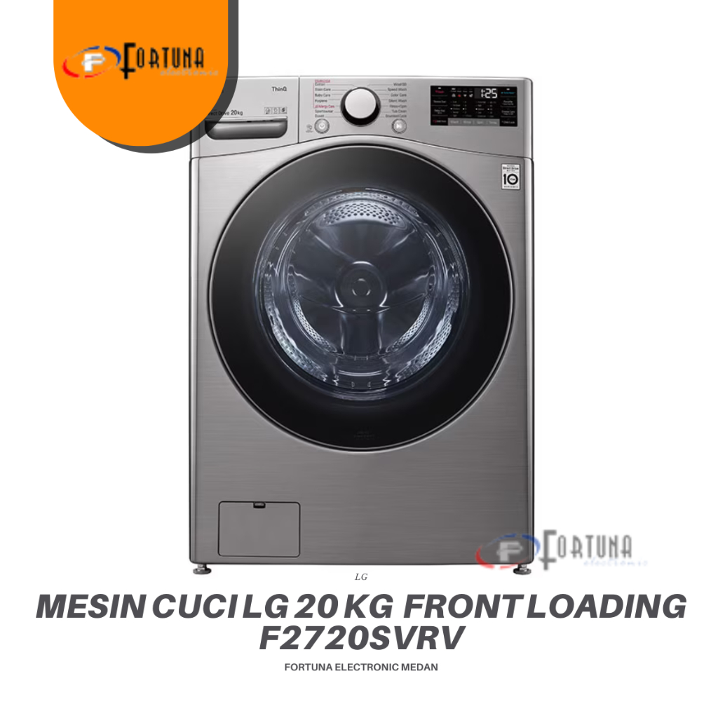 LG F2720SVRV MESIN CUCI FRONT LOADING 20Kg AI DD TURBOWASH MEDAN