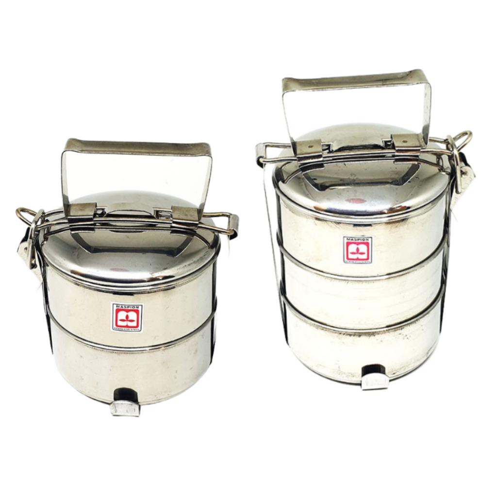 Maxim Rantang Mini Stainless Premium Tebal 10 cm Susun 2 ,3 Tingkat | Rantangan Catering