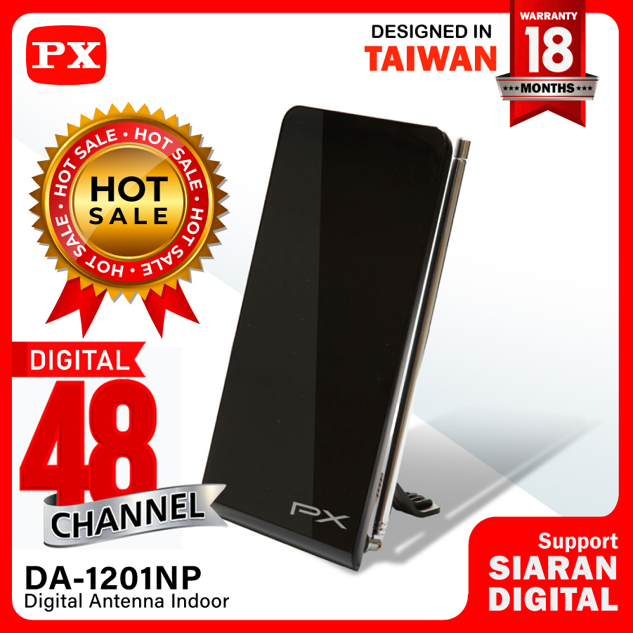ANTENA TV Digital Set Top Box Indoor PX DA-1201 NP - ORIGINAL