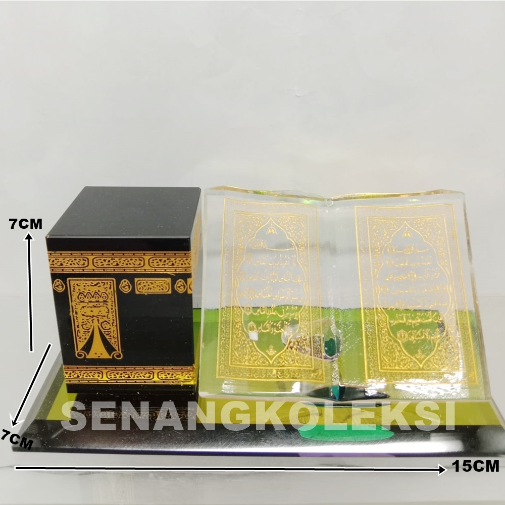 Miniatur Kristal Kabah Al Quran