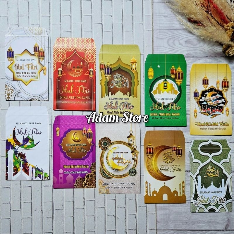 

Amplop lebaran ampau lebaran karakter masjid C isi 50 lembar campur 5 gambar