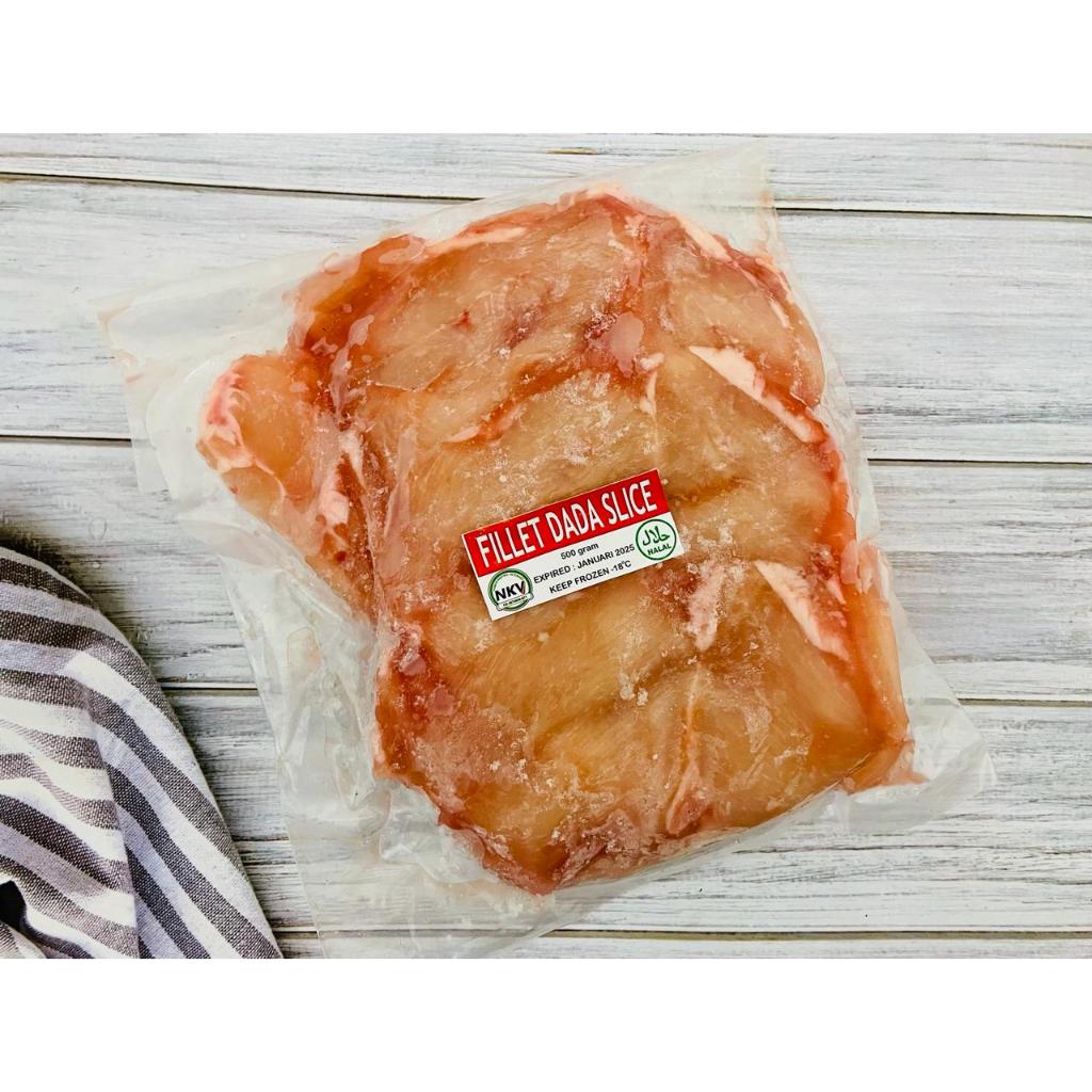 

Dada ayam fillet slice 500gr