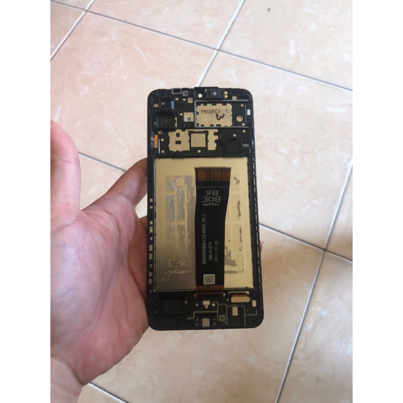 Lcd samsung a12 ori copotan