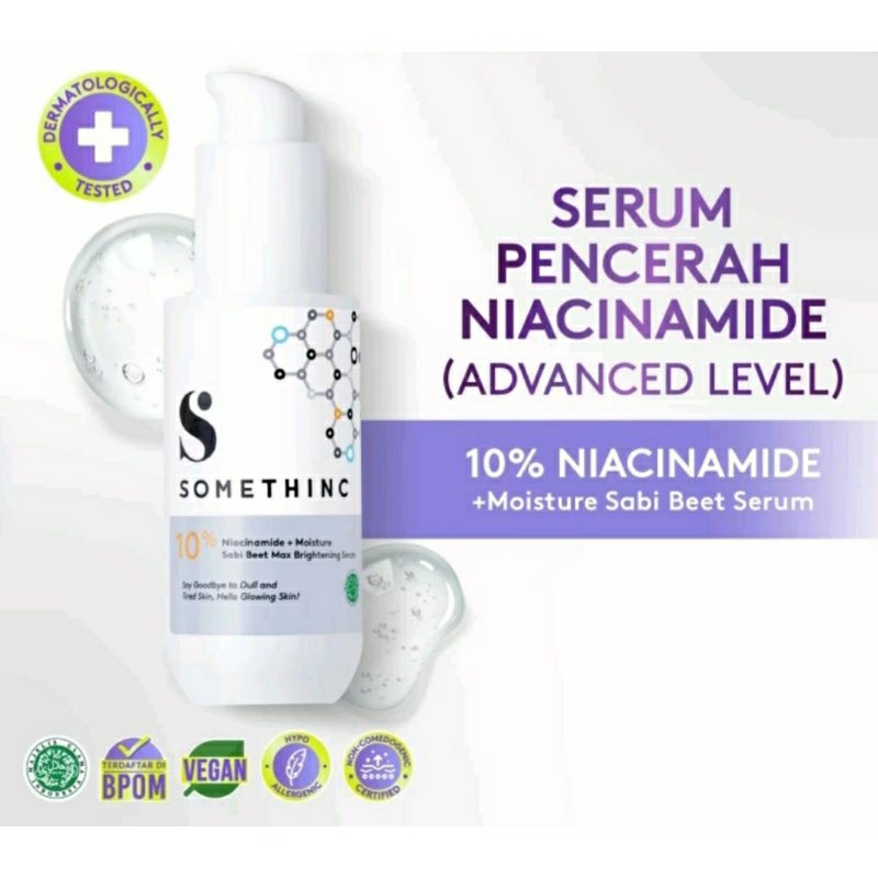 [BPOM] SOMETHINC 10% Niacinamide + Moisture Sabi Beet Max Brightening Serum 40ml somethinc serum ORI