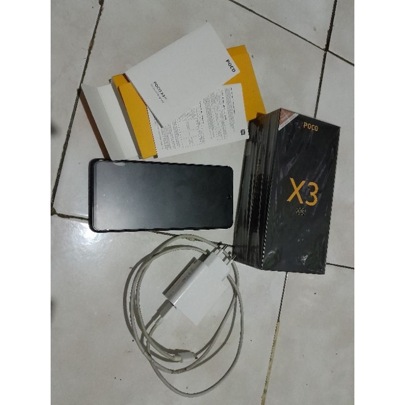 JUAL HP Second Xiaomi POCO X3 NFC mulus Fullset Ram 8/128