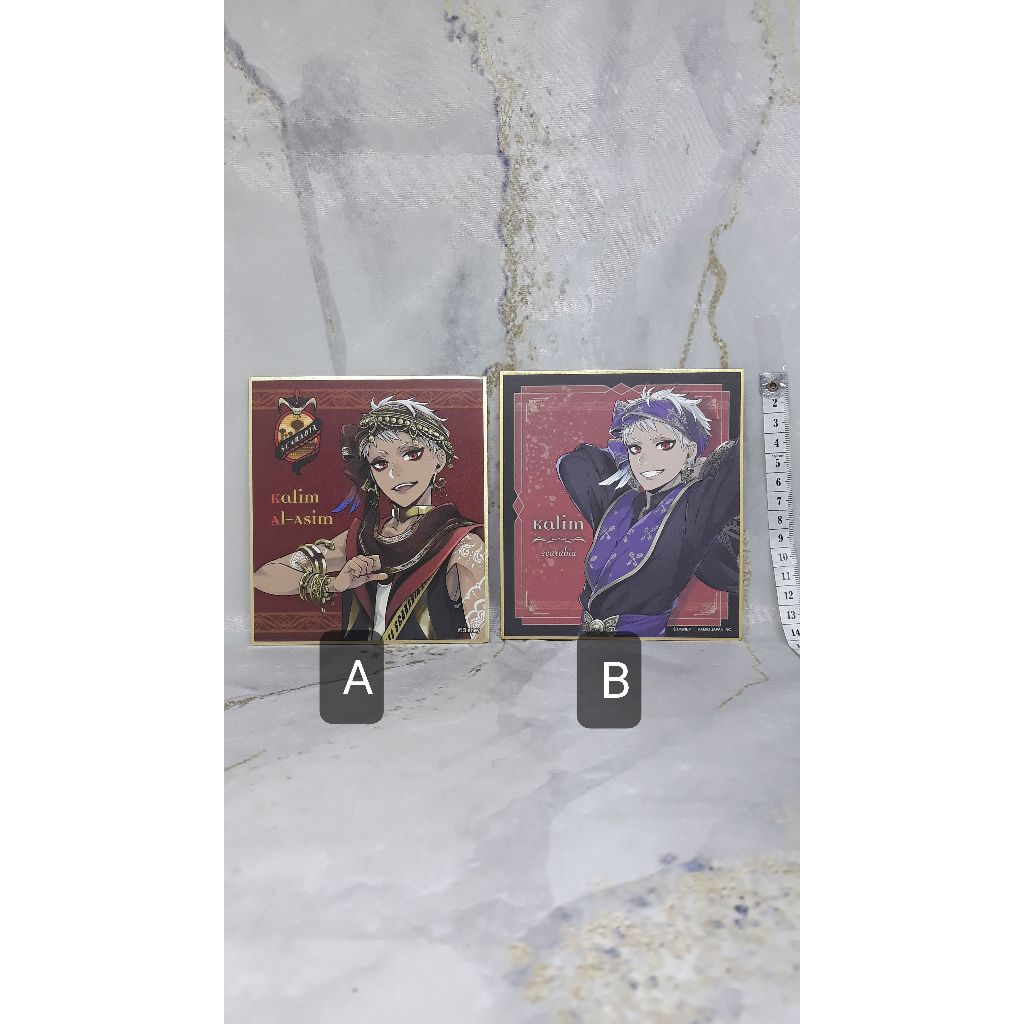 Twisted Wonderland Shikishi Scarabia Kalim Al Asim