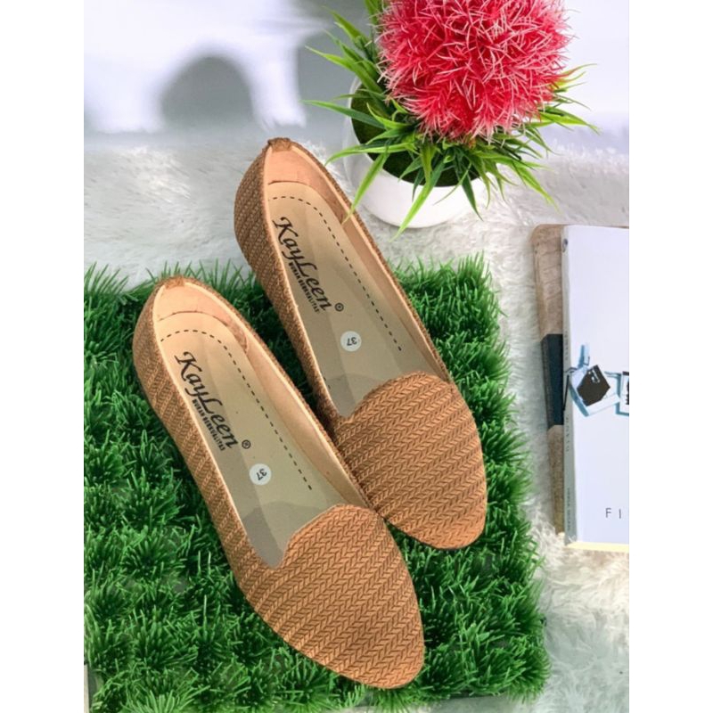 SEPATU FLAT SHOES RAJUT