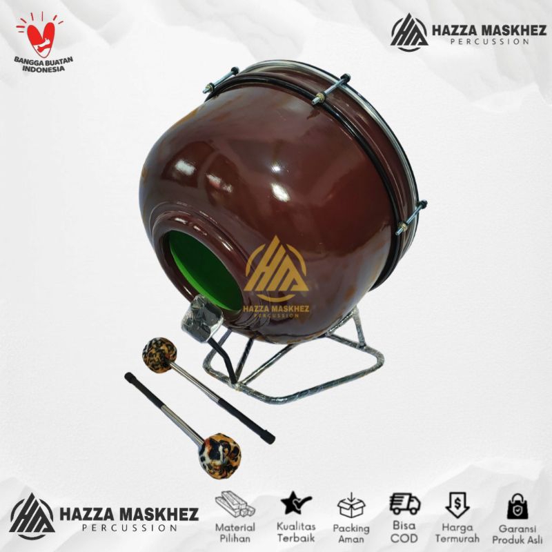 Bass Hadroh 16inc Bas Hadroh Jepara Full Aksesoris