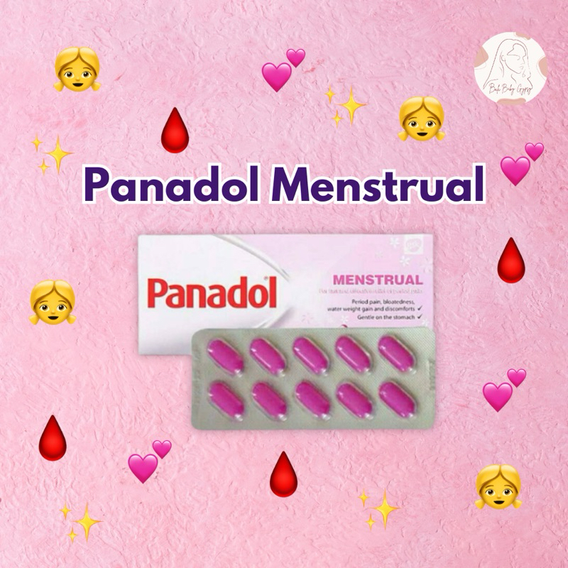 [IMPORT] Panadol / Uphamol Menstrual for Menstruation One Strip (10Pcs)