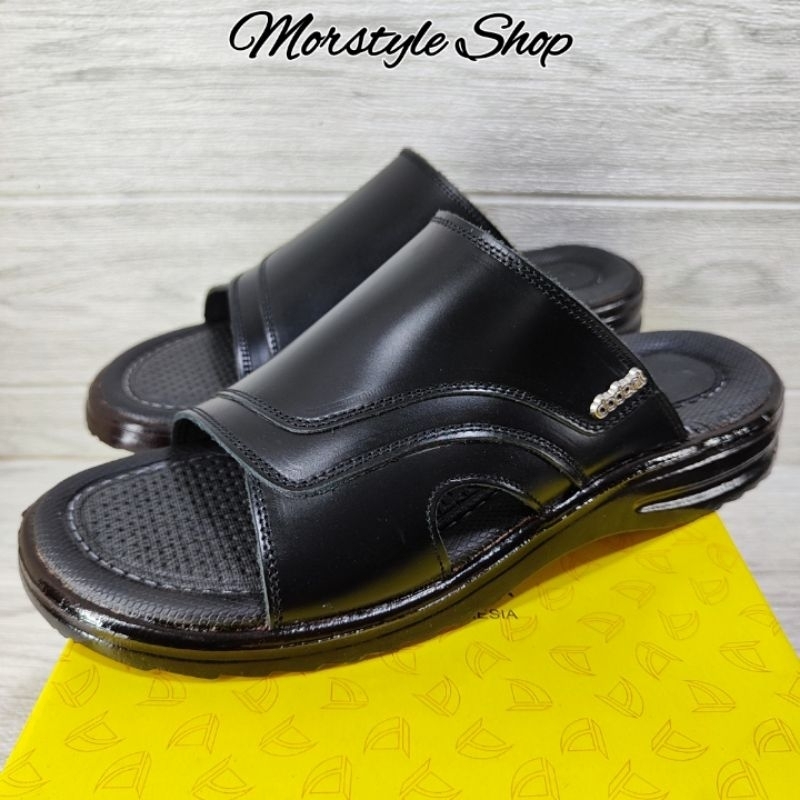 Sandal Dodoni Sandal Kulit Pria Dodoni BN 824 Tali Kokop Sandal Slide