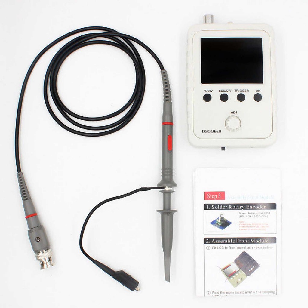 DSO Shell  DSO150  Oscilloscope full assembled with P6020 BNC standard probe