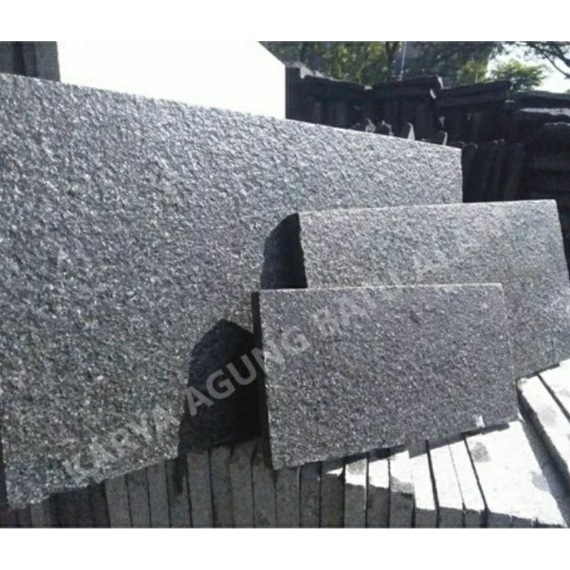 Batu Alam Andesit RTM Carport Dinding