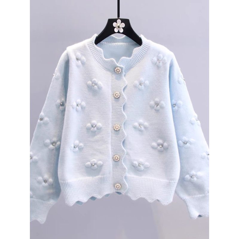 PREMIUM ATASAN RAJUT WANITA ( SW MUTIARA) SWEATER RAJUT WANITA JAKET IMPORT WANITA LENGAN PANJANG