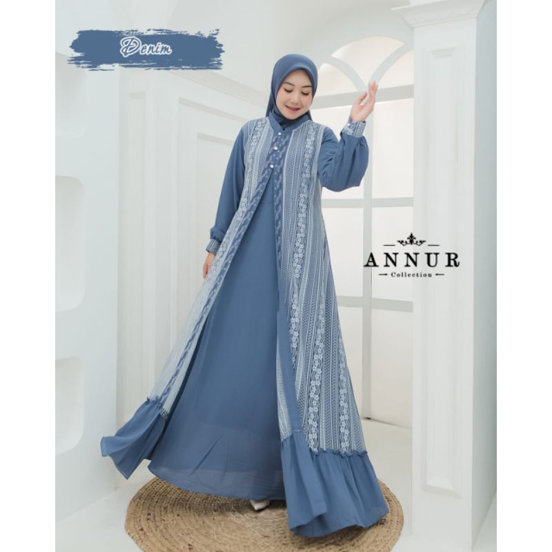 ZAYBA DRESS MOM VERSION BY AN NUR  COLECTION