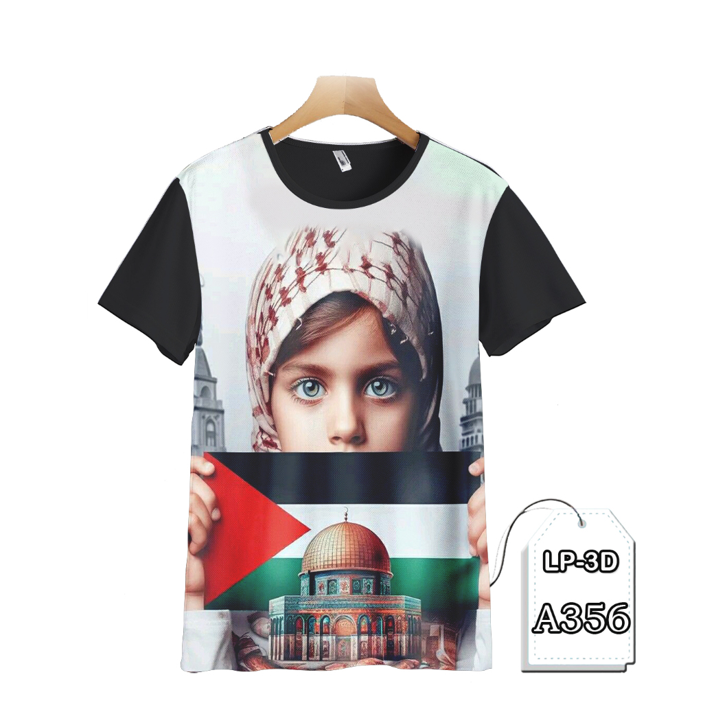 KAOS PALESTINA KAOS Anak Palestine Pakaian Muslim #LP3D-A356