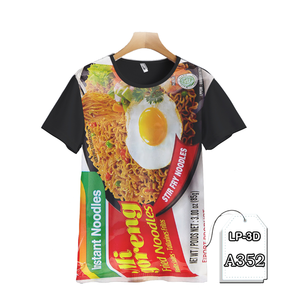 KAOS INDOMIE RASA MIE GORENG KAOS DEWASA GAMBAR INDOMIE BAJU PREMIUM KEREN