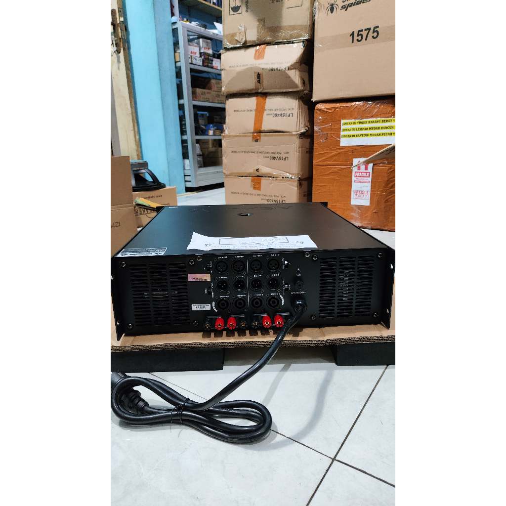 Power Amplifier Ashley Spider X1 X-1 4 Chanel Original Class H 4x1300 Watt X 1 New Garansi Resmi 1 T