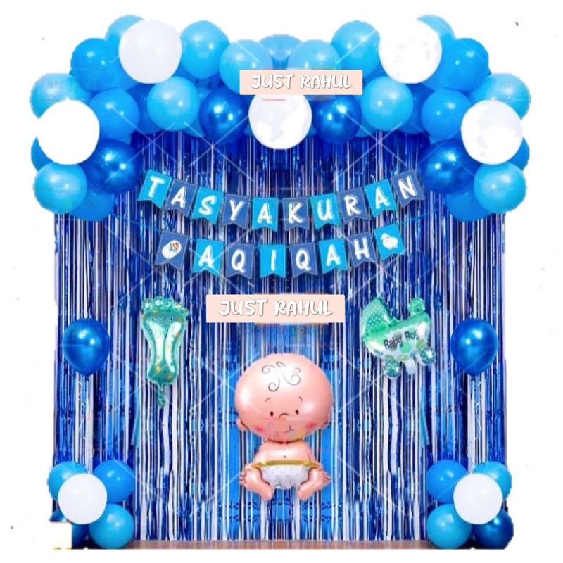 Paket Dekorasi Aqiqah/khitanan Anak Laki Laki/Anak Cowok