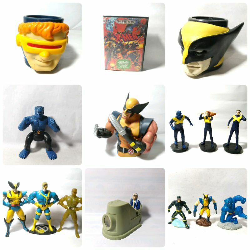 Mug Gelas Minum Cangkir Kaset Video Games Sega Topper Cineplex 21 XXI Wolverine Logan Cyclops Cyclop