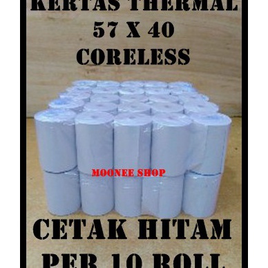 

Terbaru Kertas Thermal 57 X 4 57x4 58 x 4 58x4 MM Printer Bluetooth Kasir per 1 Roll Polos
