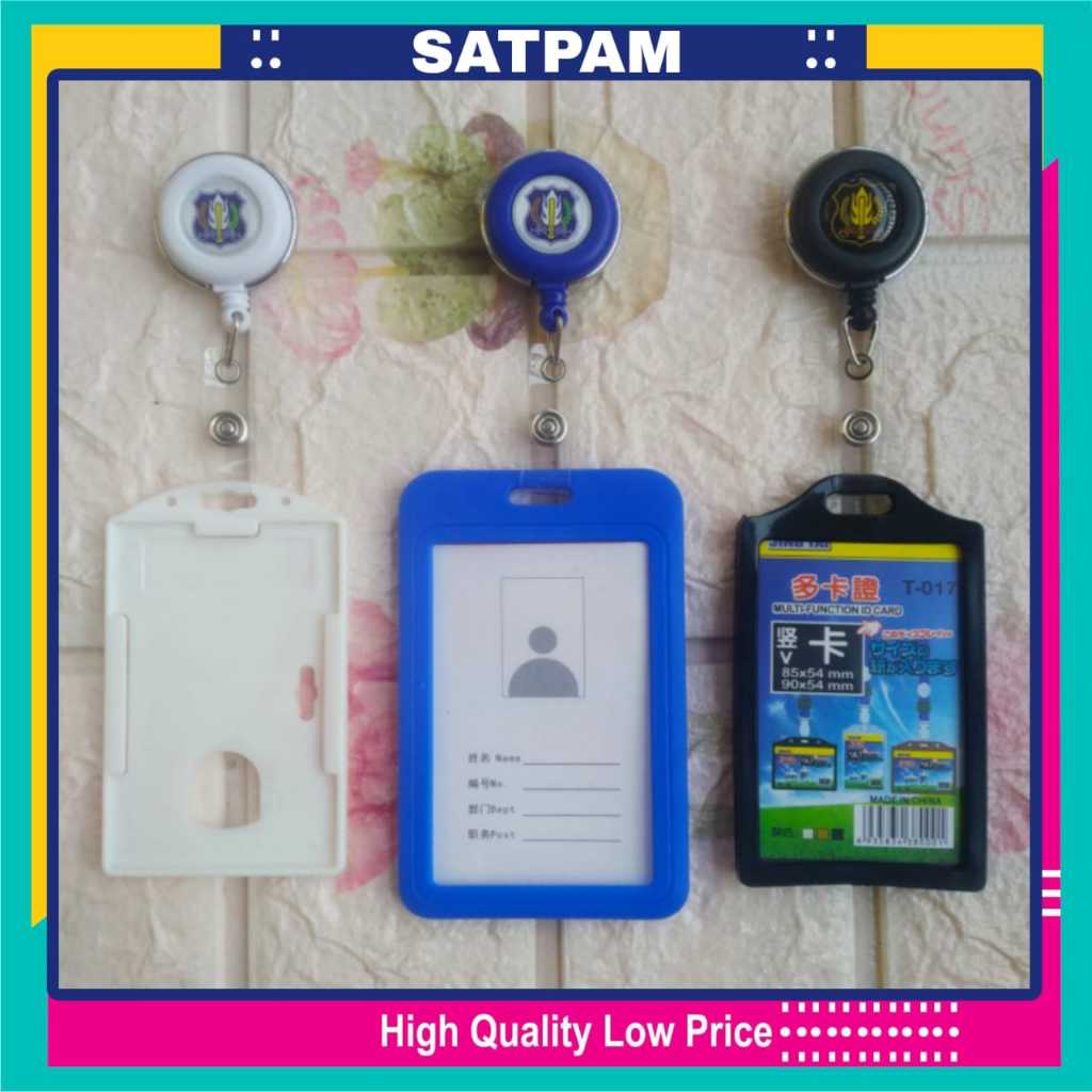 

GANTUNGAN YOYO ID CARD SATPAM/SECURITY + TEMPAT ID CARD