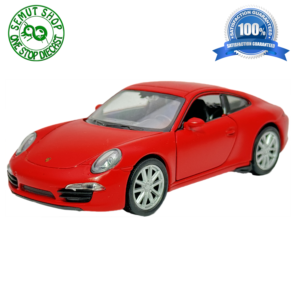 Welly Nex Porsche 911 Carrera S Miniatur Diecast Mobil Sport Porsche Carrera S