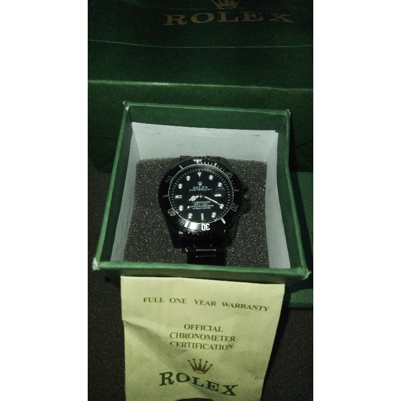 Jam Tangan Pria Rolex Submariner Hitam