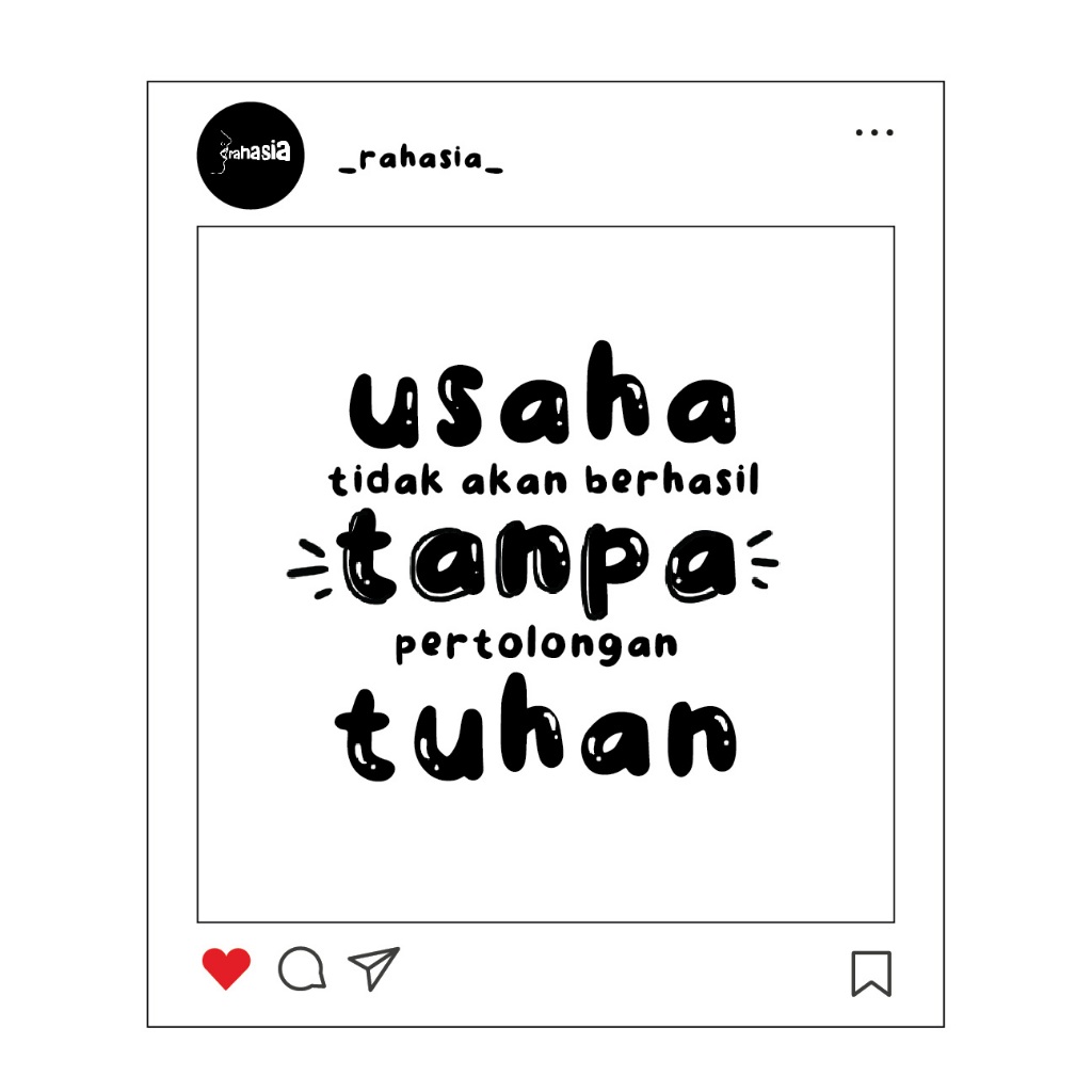 

RAHASIA Quotes Sticker Pack / Stiker Satuan